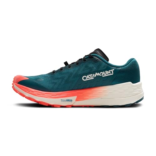 Brooks Men's Catamount 4 Speed Trail Running Shoe - Legion Blue/Celestial/Flame - 10.5 Medium