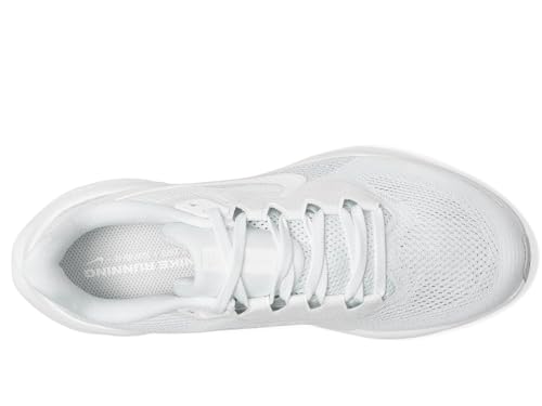 Nike Women's Pegasus 41 White/White/Pure Platinum/Metallic Silver 9 Medium
