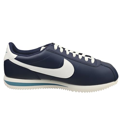 Nike Cortez, Men's Sneakers, Midnight Navy Sail Noise Aqua, 9.5