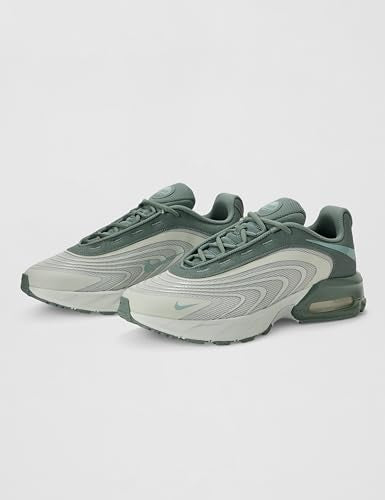 Nike Men's Air Max Fire Shoes, Light Silver/Cannon-Clay Green, 10