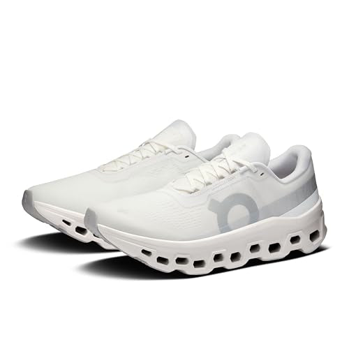 On Men's Cloudmonster 1 Sneakers, White/White, 10 Medium US