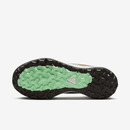 Nike ACG Lowcate Men's Shoes (DX2256-200, Limestone/Dark Driftwood/Sail/Green Glow) Size 10