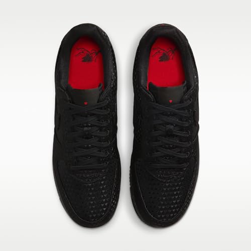 Nike Air Force 1 Retro Valentine’s Day Men's Shoes (Black/University Red/Black) Size 12