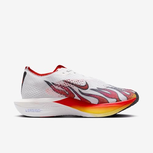 Nike Vaporfly 3 Men's Road Racing Shoes (HQ3504-100, White/Black/University Red/Habanero Red) Size 13
