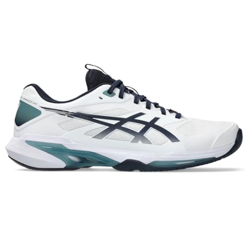 ASICS Men's Solution Speed FF 4 Tennis Shoes, 11, White/Midnight