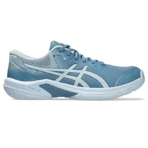 ASICS Men's Beyond FlyteFoam Volleyball Shoes, 10.5, SABA Blue/Cool Grey