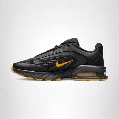 Nike Men's Air Max Fire Lifestyle Shoes, Black/Laser Orange-Metallic Rose Gold, 13