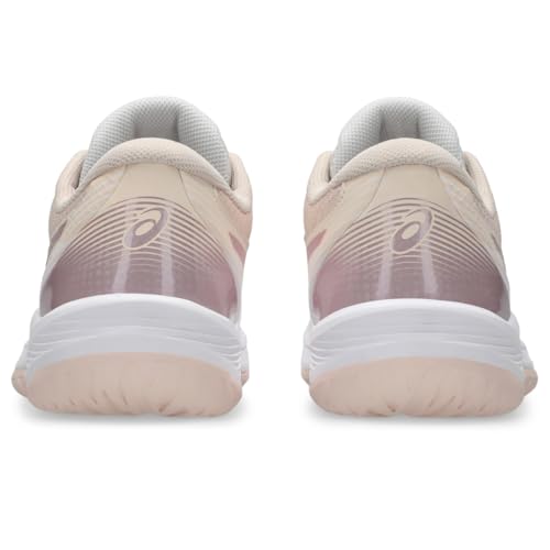 ASICS Women's Beyond FlyteFoam Volleyball Shoes, 9.5, White/MORGANITE
