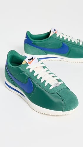 Nike Women's Cortez Txt 2 Sneakers, Evergreen/Royal/Sail/White, 7.5 Medium US