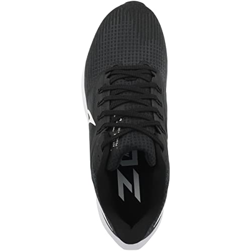 Nike Men's Air Zoom Pegasus Sneaker, Black/White, 9.5 US