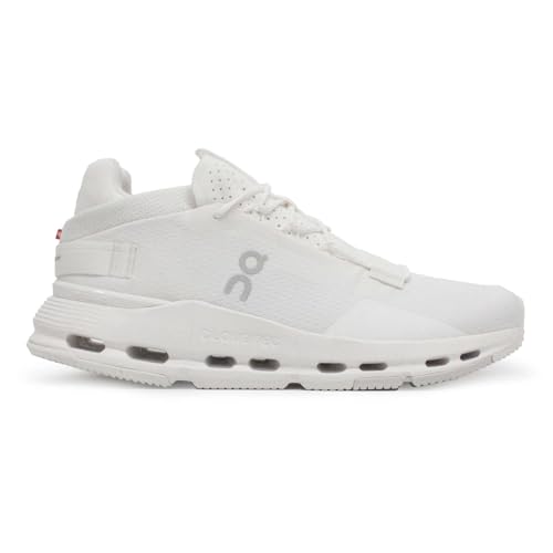 On Men's Cloudnova 2 Sneakers, All White, 12 Medium US