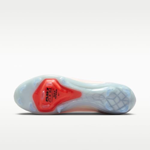 Nike Mercurial Superfly 11 Elite Firm-Ground Low-Top Soccer Cleats (White/Bright Crimson/Blur) Size 7.5