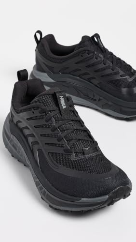 Hoka Mens Stinson 8 Black/Outer Orbit 15 Medium