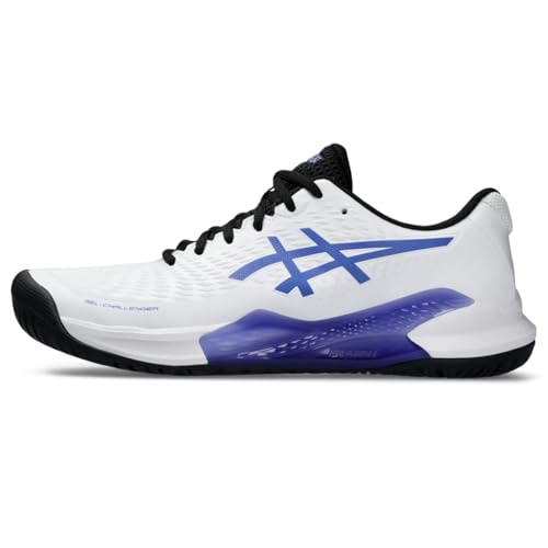 ASICS Men's Gel-Challenger 14 Tennis Shoe, 9.5, White/Sapphire