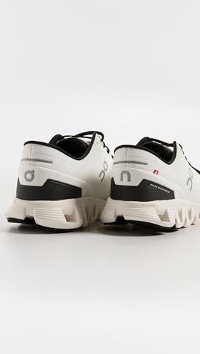 On Men's Cloud X 3 Sneakers, Ivory/Black, 8 Medium US