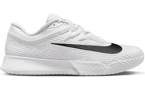 Nike Vapor Pro 3 Men's Hard Court Tennis Shoes (FZ2161-101, White/Black) Size 9.5