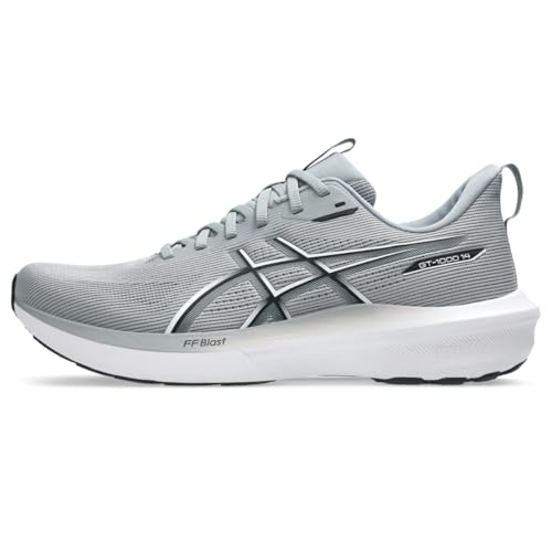 ASICS Men's GT-1000 14 Running Shoes, 15, Gravel/White