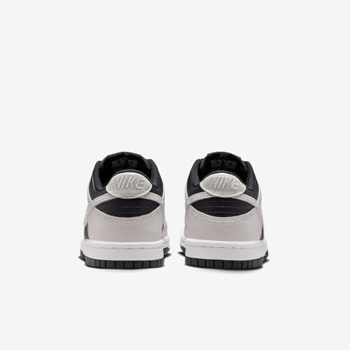 Nike Dunk Low Big Kids' Shoes (Black/Platinum Tint/White/Platinum Tint) Size 7
