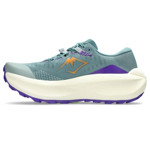 ASICS Women's Trabuco MAX 5 Running Shoes, 8, Foggy Teal/Radiant Amethyst