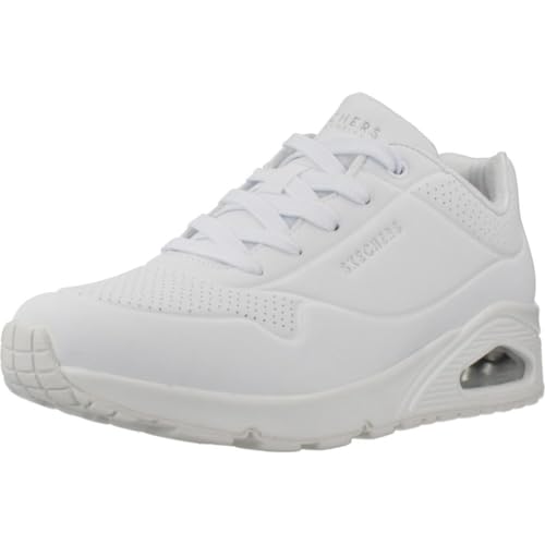 Skechers Women's Uno - Stand On Air Sneaker, White, 7