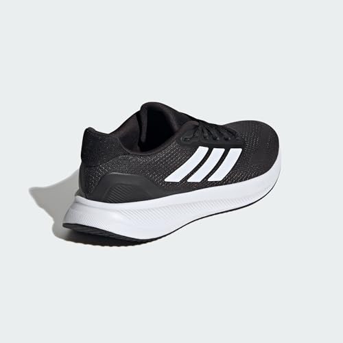 Adidas Women's Run Falcon 5, Black/White/Black, 8.5