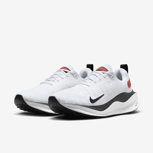 Nike InfinityRN 4 Men's Road Running Shoes (DR2665-100, White/Platinum Tint/Light Crimson/V) Size 9.5