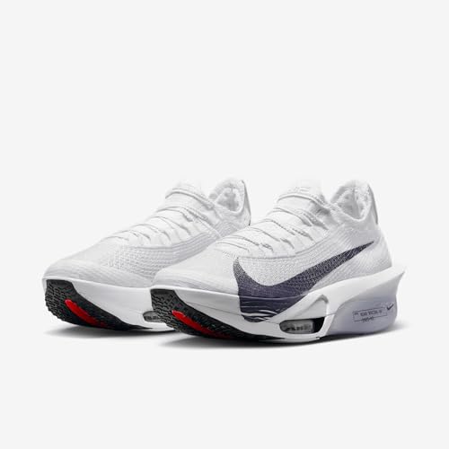 Nike Alphafly 3 Women's Road Racing Shoes (FD8315-102, White/Pure Platinum/Obsidian Mist/Gridiron) Size 8