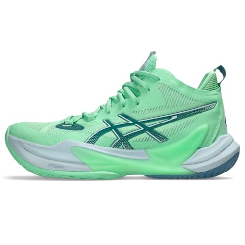 ASICS Men's METARISE 2 Volleyball Shoes, 10.5, Menthol/SABA Blue