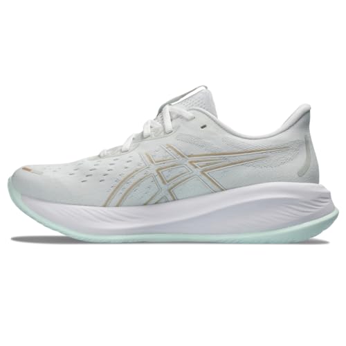 ASICS Women's Gel-Cumulus 26 Running Shoe, 11, White/Pale Mint