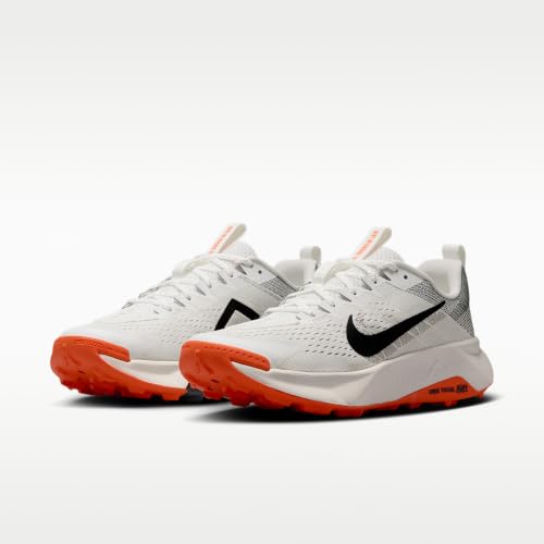Nike Wildhorse 10 Men's Trail Running Shoes (Summit White/Safety Orange/Phantom/Black) Size 8.5