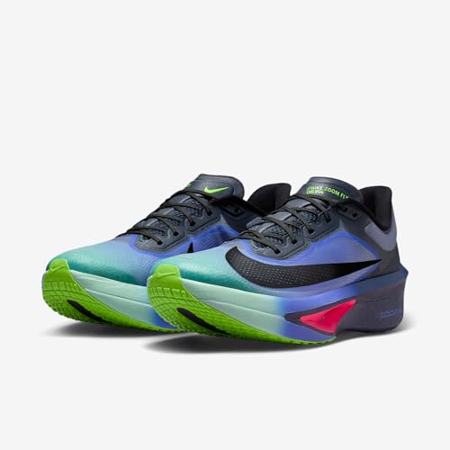 Nike Zoom Fly 6 Men's Road Running Shoes (Dark Obsidian/Racer Blue/Emerald Rise/Black) Size 9.5