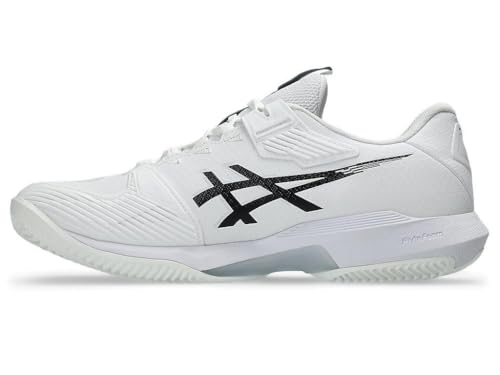 ASICS Mens Solution Speed Ff 4 Clay Sports Shoes, WHITE/BLACK, 10 US