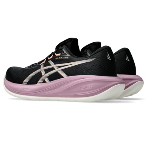 ASICS Women's Gel-Cumulus 28 Running Shoes, 9, Black/Taro Purple