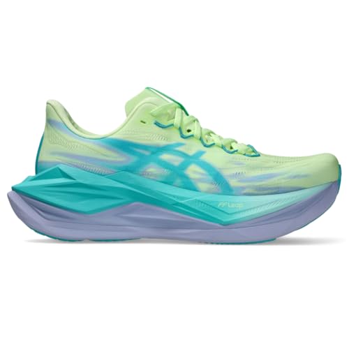 ASICS Unisex SUPERBLAST 3 Running Shoes, 12M / 13.5W, Illuminate Yellow/Energy Aqua