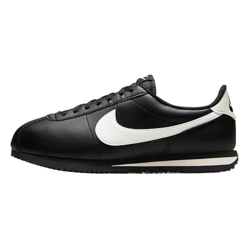 Nike Cortez Leather Women's Shoes (Black/Pale Ivory) Size 7