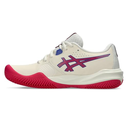 ASICS Women's Gel-Challenger 15 Clay Trainers, Cream Bright Rose, 6