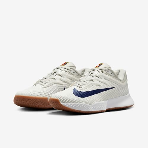 Nike Vapor Pro 3 Women's Hard Court Tennis Shoes (FZ2158-100, Summit White/Light Bone/Phantom/Binary Blue) Size 6