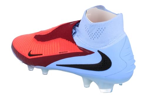 Nike Phantom 6 High Elite Firm-Ground Soccer Cleats (Royal Tint/Black/Bright Crimson) Size 11