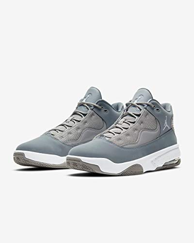 Nike Men's Jordan Max Aura 2 Basketball Shoe, Grey Medium Grey White Cool Grey, 7.5 UK