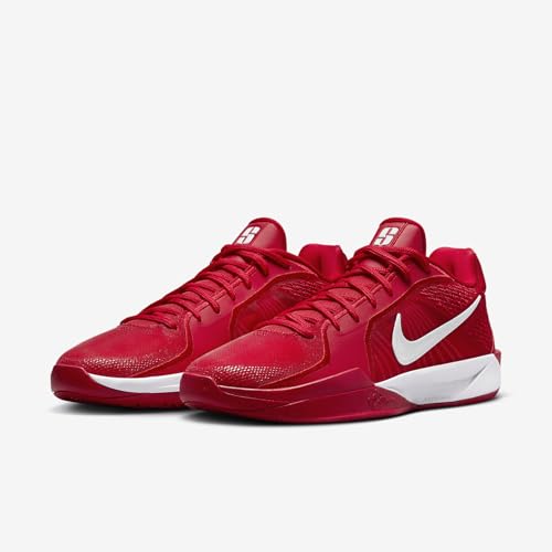 Sabrina 2 Basketball Shoes (HF3234-600, University Red/Gym Red/Bright Crimson/White) Size 8