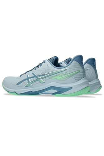 ASICS Men's Netburner Ballistic FF 4 Volleyball Shoes, Cool Grey Saba Blue, 9 US
