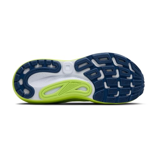 Brooks Men’s Adrenaline GTS 24 Supportive Running Shoe - Acid Lime/Sunny Lime/Navy - 9.5 Medium