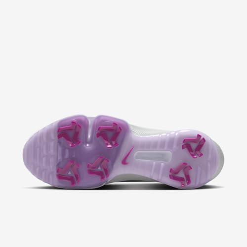 Nike Air Zoom Infinity Tour NEXT% 2 Golf Shoes in White/Smoke Grey/Vivid Purple