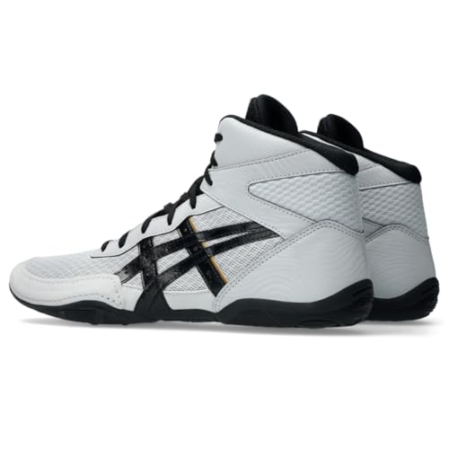 ASICS Men's Matflex 7 Wrestling Shoes, 11.5, Concrete/Black