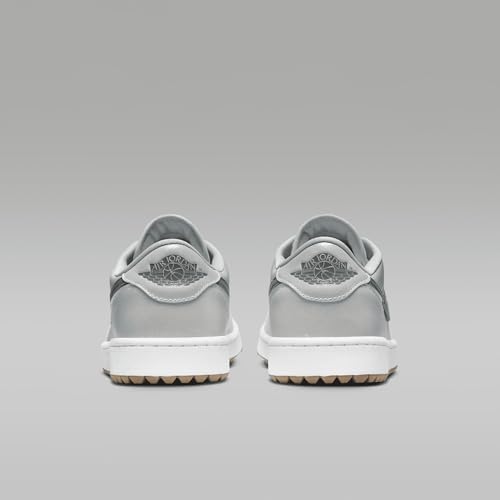 Nike Air Jordan 1 Low G Golf Shoes (DD9315-006, Wolf Grey/White/Gum Medium Brown/Iron Grey) Size 10