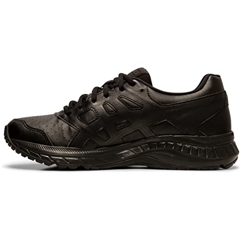 ASICS Women's Gel-Contend 5 SL Walking Shoes, 6.5, Black/Graphite Grey