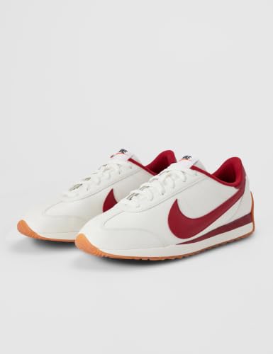 Nike Men's Pacific Leather Shoes, Sail/Tough Red-Gum Medium Brown-Black, 12