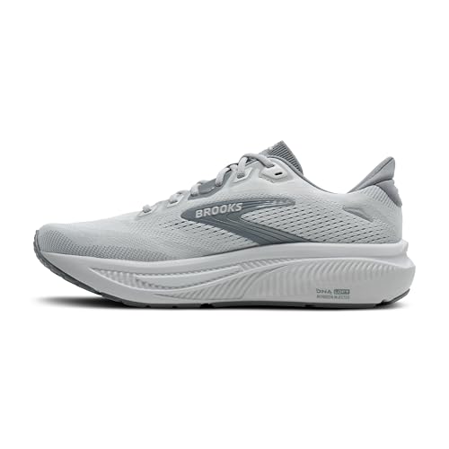 Brooks Men’s Ghost 18 Neutral Running & Walking Shoe - Primer Grey/Oyster Mushroom - 10.5 Wide