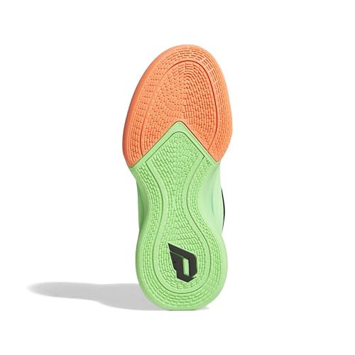 Adidas Unisex-Kids Dame X Basketball, Lime Burst/Supplier Colour/Supplier Colour, 4