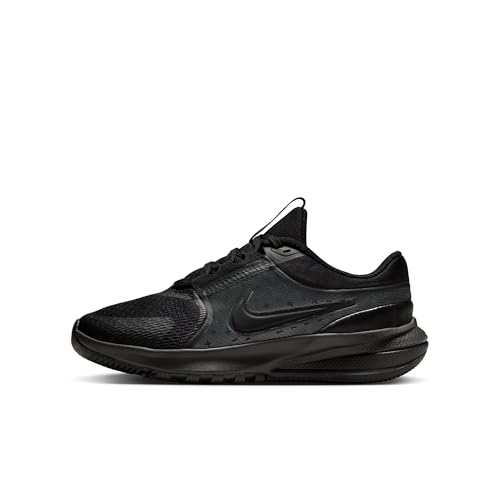 Nike Big Kid's Star Runner 5 Running Shoes, Black/Black-Anthracite, 4Y